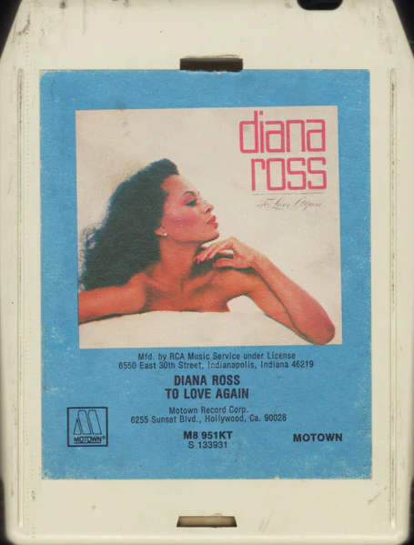 Diana Ross - To Love Again (8-Trk, Comp, Club, RCA) (Very Good (VG))