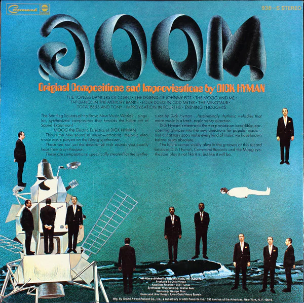 Dick Hyman - Moog - The Electric Eclectics Of Dick Hyman (LP, Album, Gat) (Very Good Plus (VG+)) - Image 3