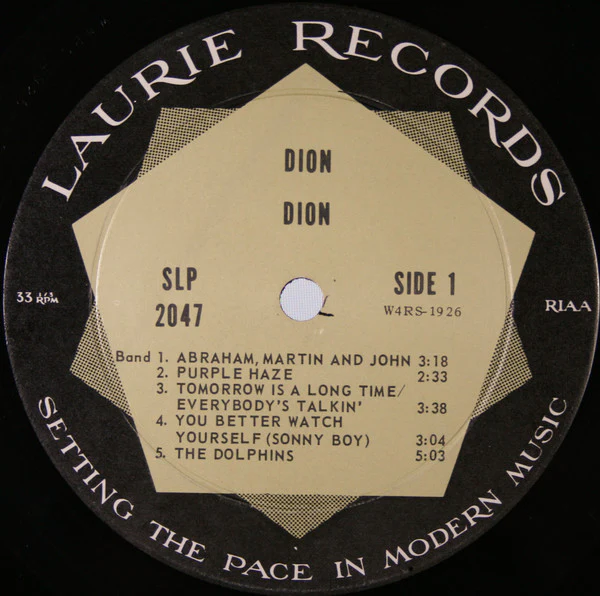 Dion - Dion (LP, Album, Roc) (Very Good (VG)) - Image 3