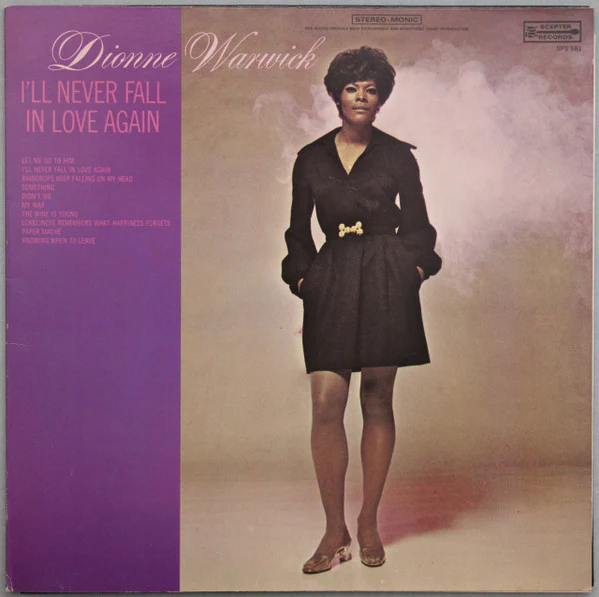 Dionne Warwick - I'll Never Fall In Love Again (LP, Album, Kee) (Very Good Plus (VG+))