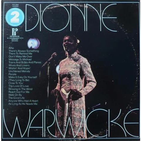 Dionne Warwicke* - Alfie / Make It Easy On Yourself (2xLP, Comp, Gat) (Very Good Plus (VG+))