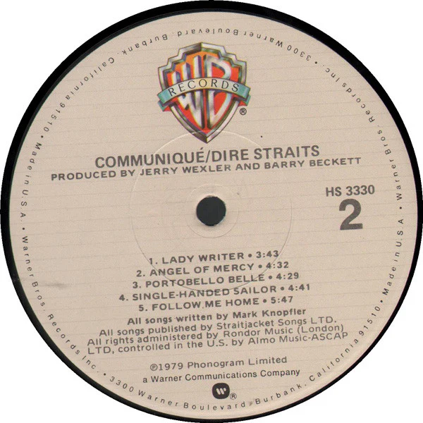 Dire Straits - Communiqué (LP, Album, Jac) (Very Good Plus (VG+)) - Image 4