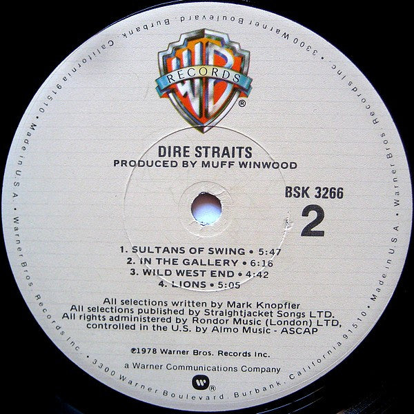Dire Straits - Dire Straits (LP, Album, Win) (Near Mint (NM or M-)) - Image 4