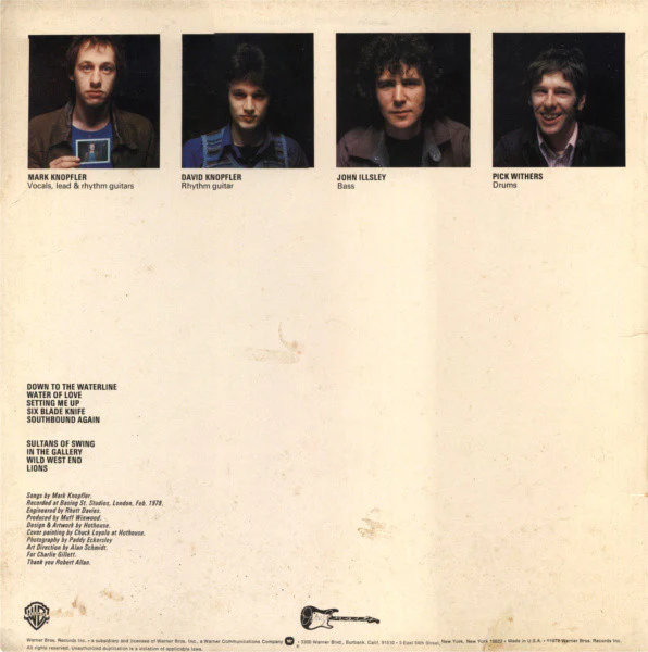 Dire Straits - Dire Straits (LP, Album, Win) (Very Good Plus (VG+)) - Image 2