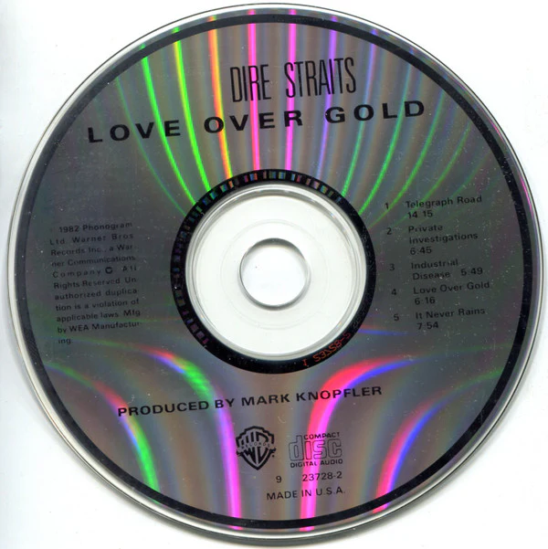 Dire Straits - Love Over Gold (CD, Album, RE) (Very Good Plus (VG+)) - Image 3