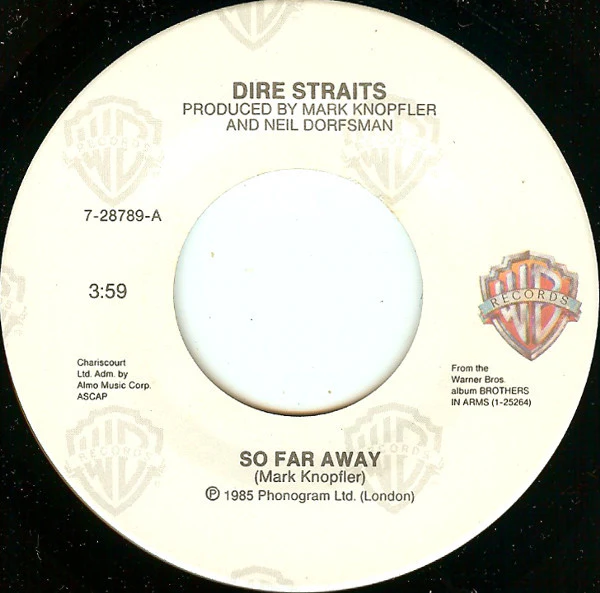 Dire Straits - So Far Away (7", Single, Spe) (Near Mint (NM or M-)) - Image 3