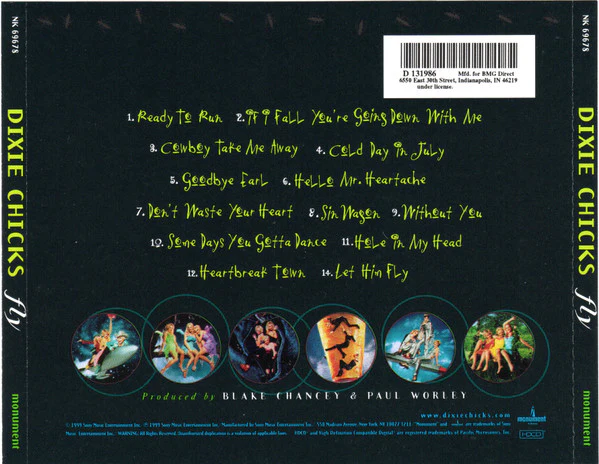 Dixie Chicks - Fly (HDCD, Album, Club) (Near Mint (NM or M-)) - Image 2