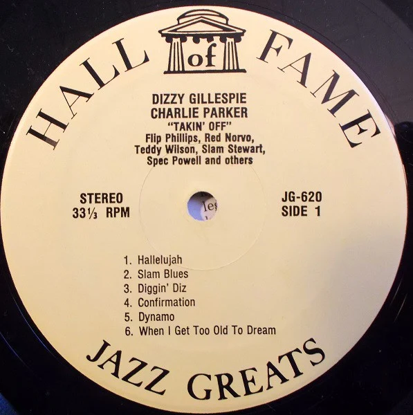 Dizzy Gillespie, Charlie Parker - Takin' Off (LP, Comp) (Very Good Plus (VG+)) - Image 3