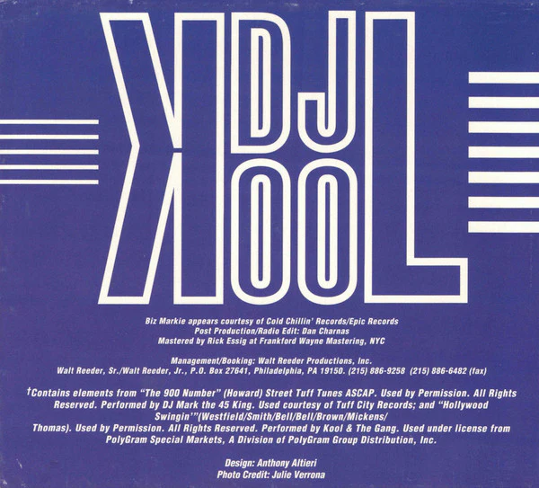 DJ Kool - Let Me Clear My Throat (CD, Maxi) (Very Good Plus (VG+)) - Image 2