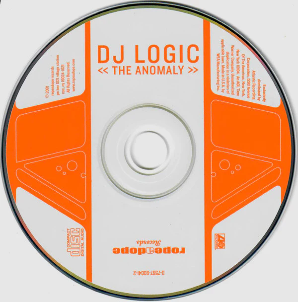 DJ Logic - The Anomaly (CD, Album, Whi) (Near Mint (NM or M-)) - Image 3