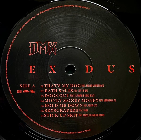 DMX - Exodus (LP, Album) (Mint (M)) - Image 3