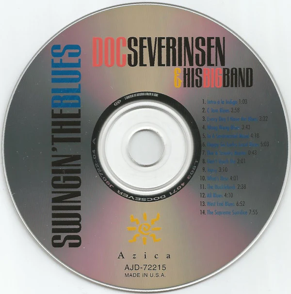 Doc Severinsen And His Big Band - Swingin' The Blues (CD, Album) (Very Good Plus (VG+)) - Image 3