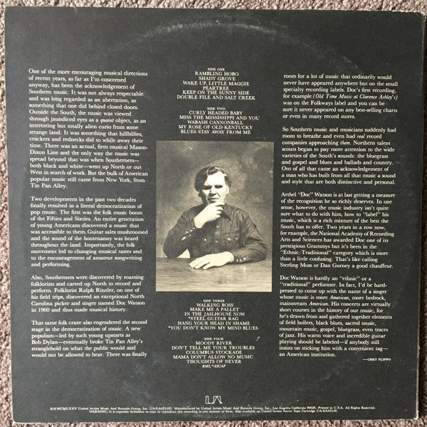 Doc Watson - Memories (2xLP, Album) (Very Good (VG)) - Image 4