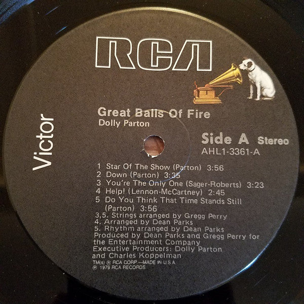 Dolly Parton - Great Balls Of Fire (LP, Album, Ind) (Very Good Plus (VG+)) - Image 5