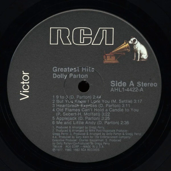 Dolly Parton - Greatest Hits (LP, Comp, RE, Ind) (Near Mint (NM or M-)) - Image 3