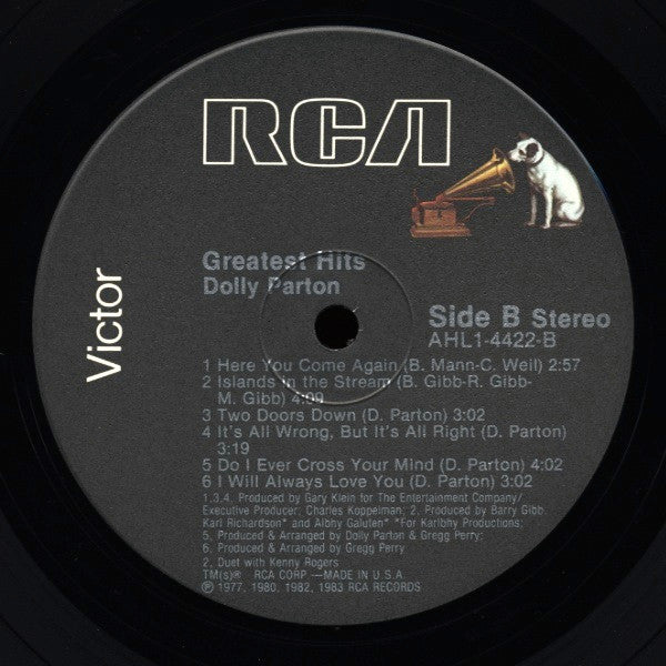 Dolly Parton - Greatest Hits (LP, Comp, RE, Ind) (Near Mint (NM or M-)) - Image 4