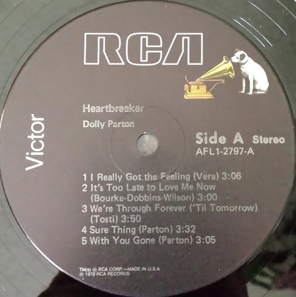 Dolly Parton - Heartbreaker (LP, Album, Ind) (Very Good Plus (VG+)) - Image 4