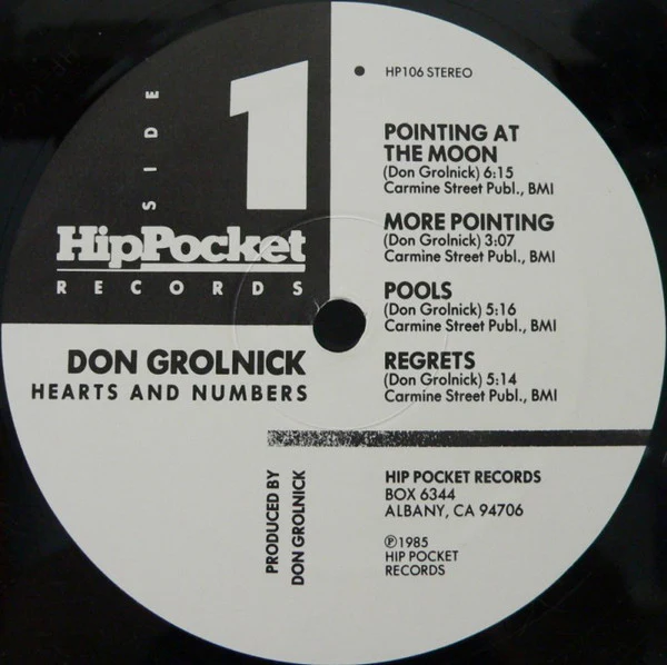 Don Grolnick Featuring Michael Brecker - Hearts And Numbers (LP, Album) (Near Mint (NM or M-)) - Image 4