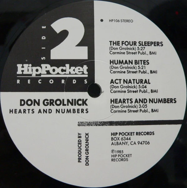 Don Grolnick Featuring Michael Brecker - Hearts And Numbers (LP, Album) (Near Mint (NM or M-)) - Image 5
