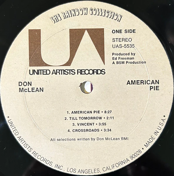 Don McLean - American Pie (LP, Album) (Very Good Plus (VG+)) - Image 3
