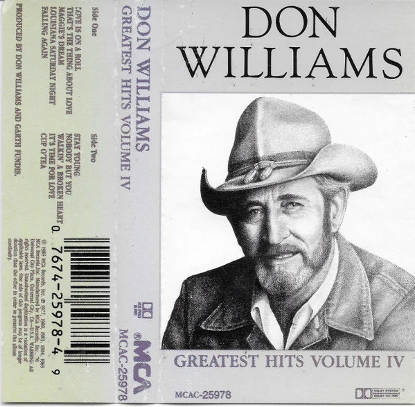 Don Williams - Greatest Hits Volume IV (Cass, Album, Comp) (Near Mint (NM or M-))