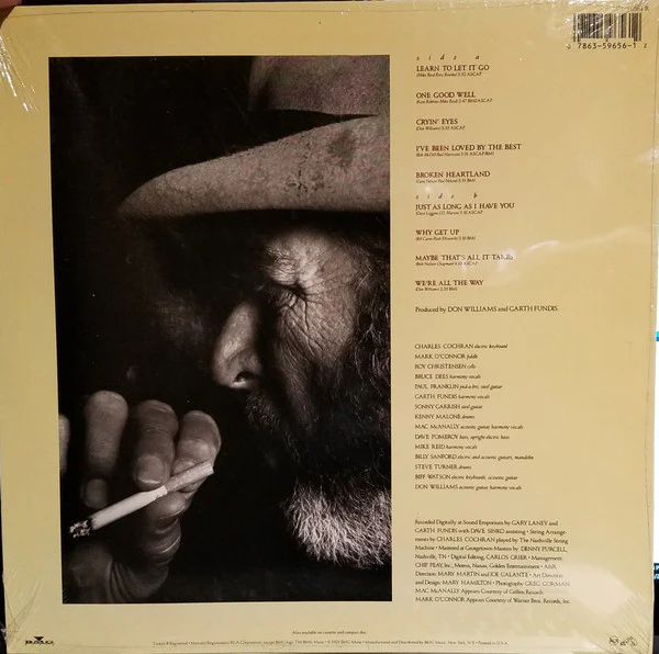 Don Williams - One Good Well (LP, Album) (Near Mint (NM or M-)) - Image 2