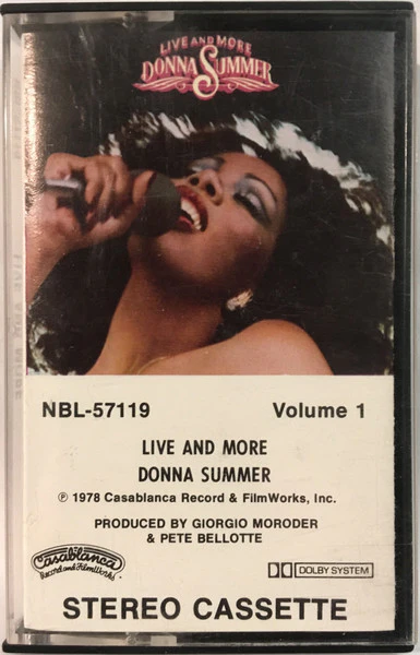 Donna Summer - Live And More (2xCass, Album, Dol) (Very Good Plus (VG+))