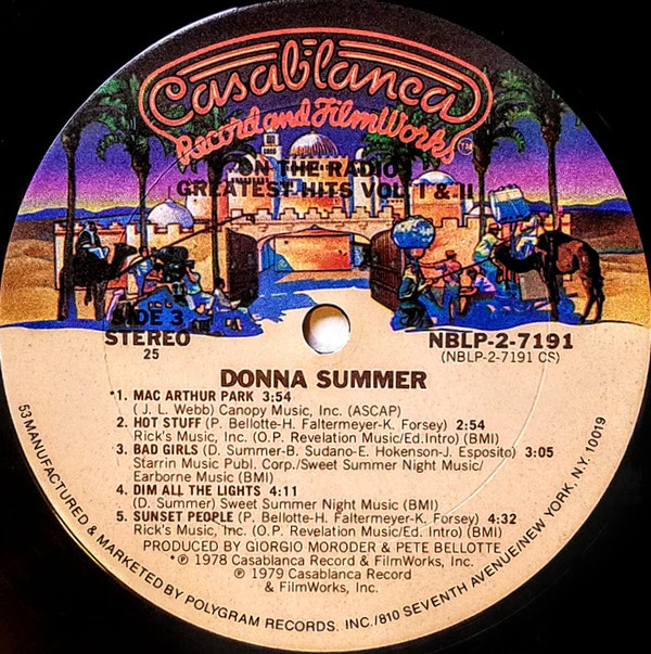 Donna Summer - On The Radio: Greatest Hits Vol. 1 & 2 (2xLP, Album, Comp, Club, P/Mixed, San) (Very Good Plus (VG+)) - Image 4