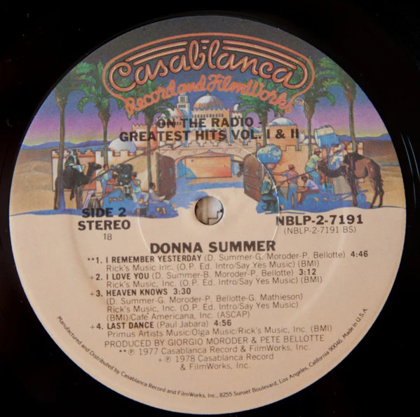 Donna Summer - On The Radio: Greatest Hits Vol. 1 & 2 (2xLP, Comp, P/Mixed, 18) (Very Good Plus (VG+)) - Image 5