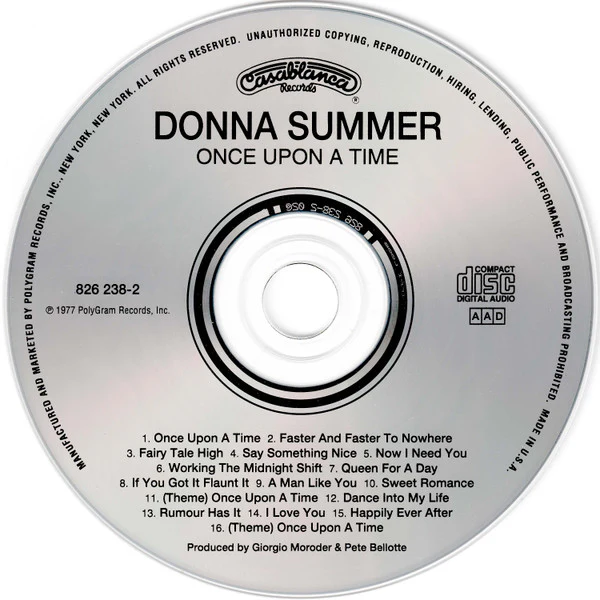 Donna Summer - Once Upon A Time… (CD, Album, RE) (Near Mint (NM or M-)) - Image 3