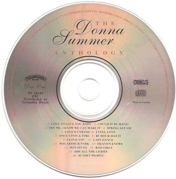 Donna Summer - The Donna Summer Anthology (2xCD, Comp, Club) (Very Good Plus (VG+)) - Image 3