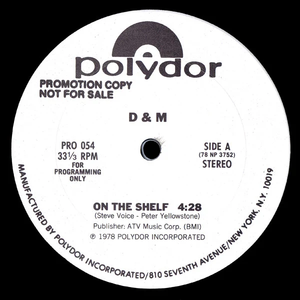 Donny & Marie Osmond - On The Shelf (12", Promo) (Very Good Plus (VG+)) - Image 2