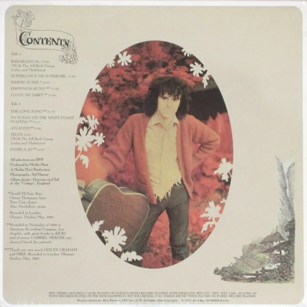 Donovan - Barabajagal (LP, Album) (Very Good Plus (VG+)) - Image 2
