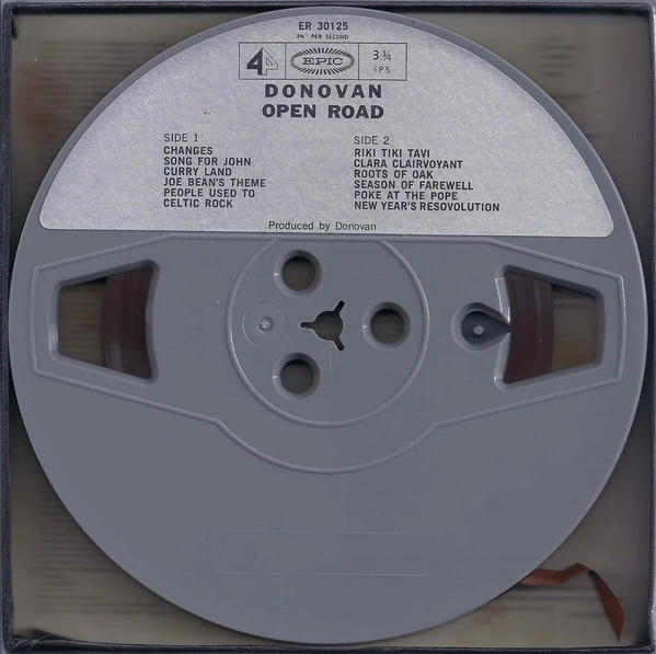 Donovan - Open Road (Reel, 4tr Stereo, 7" Reel, Album) (Very Good (VG)) - Image 3