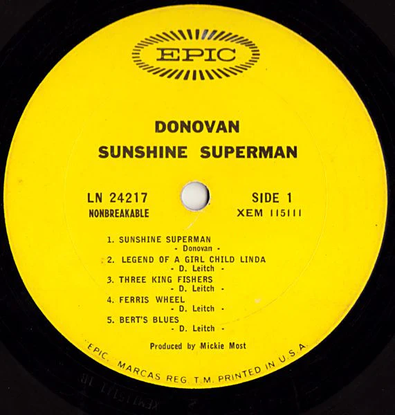 Donovan - Sunshine Superman (LP, Album, Mono, Pit) (Very Good Plus (VG+)) - Image 3