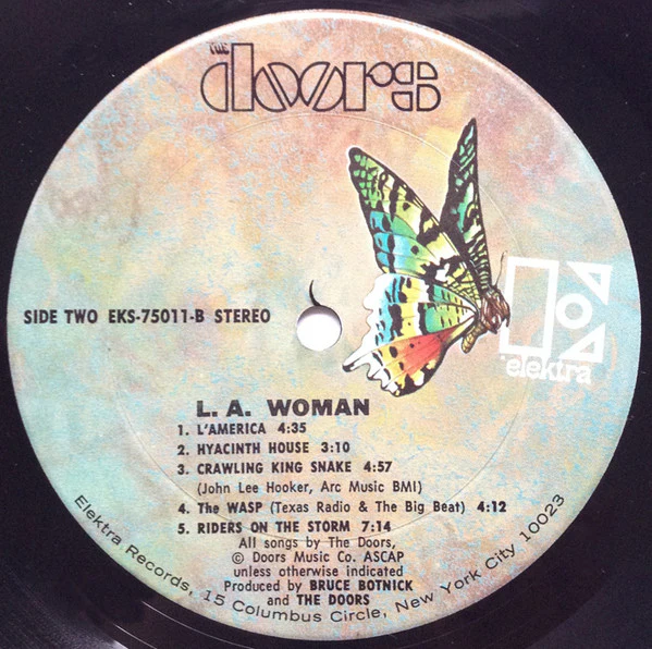 Doors* - L.A. Woman (LP, Album, Pit) (Good Plus (G+)) - Image 4