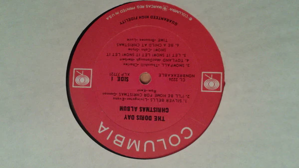 Doris Day - The Doris Day Christmas Album (LP, Album, Mono) (Very Good Plus (VG+)) - Image 3
