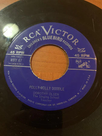 Dorothy Olsen - The Fox / Polly Wolly Doodle (7", Single) (Very Good Plus (VG+)) - Image 4