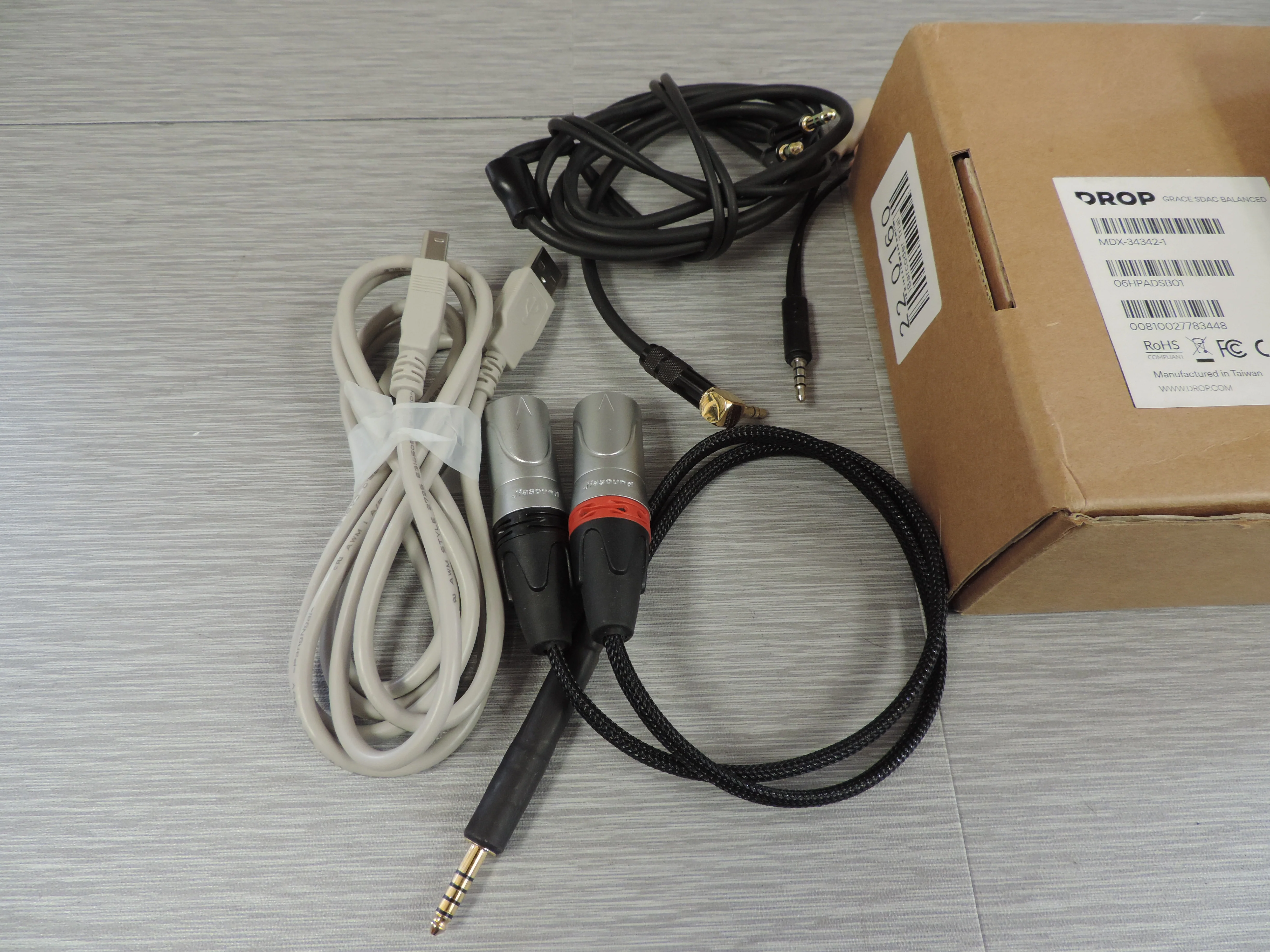 DROP Grace sdac balanced * Box * manual * cables - Image 4