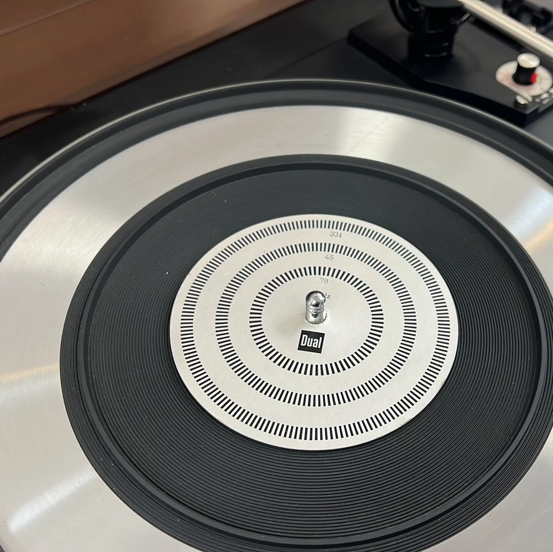 Dual 1218 Turntable with Dual Plinth & CH21 Sliding Dust Cover * Shure M91 * Super Rare ! - Image 8