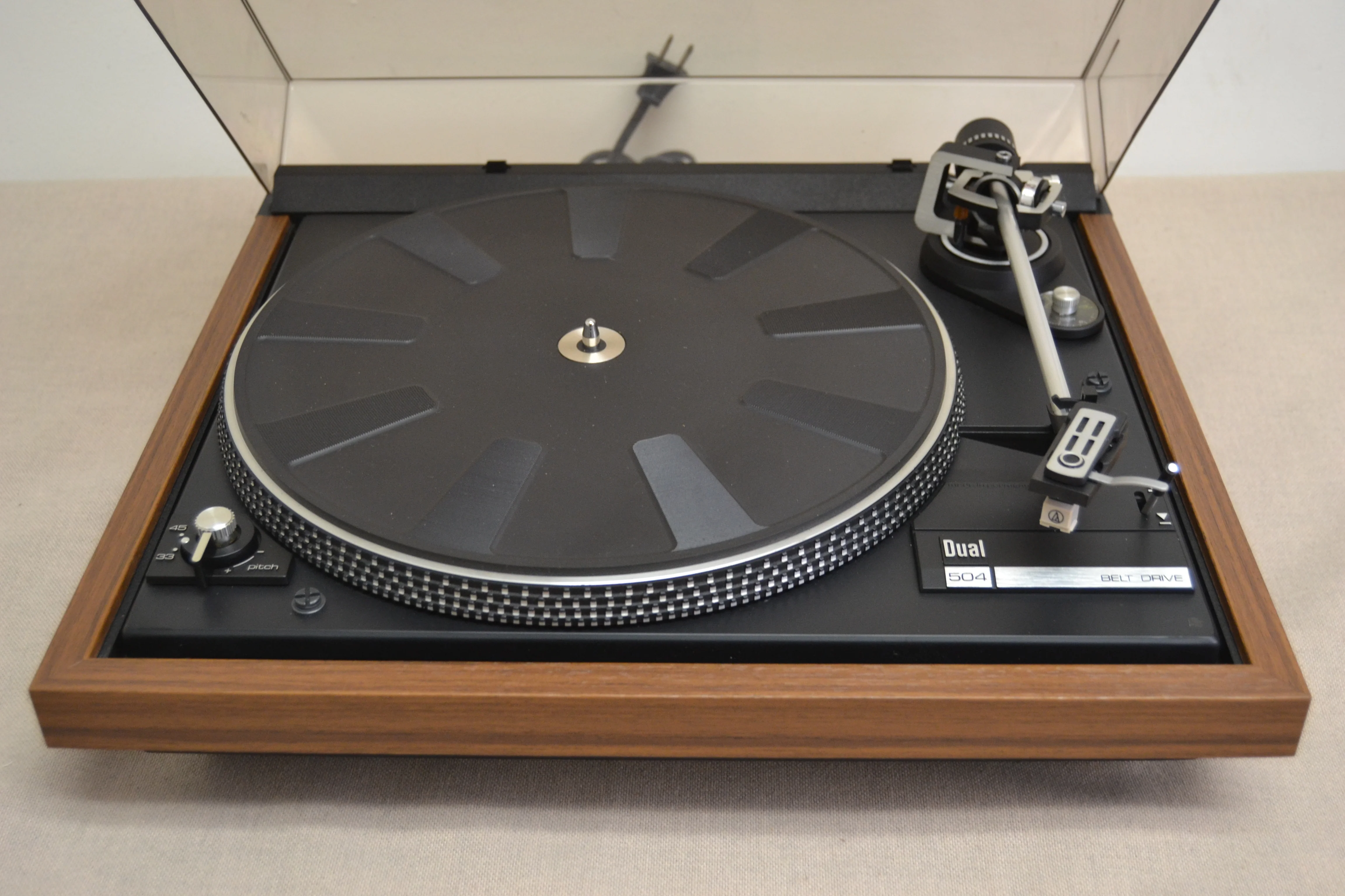 Dual 504 Belt Drive Turntable * NEW Audio Technica Cartridge - Image 2