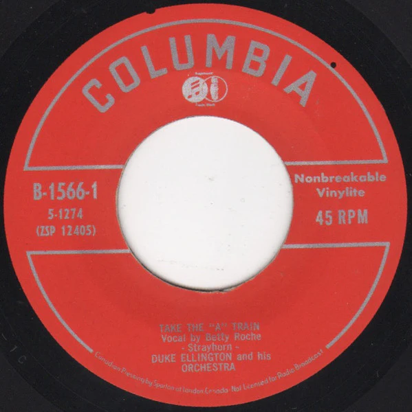Duke Ellington And His Orchestra - Perdido / Take The "A" Train (7", EP, Styrene) (Very Good Plus (VG+)) - Image 3