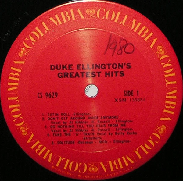 Duke Ellington - Duke Ellington's Greatest Hits (LP, Comp) (Very Good Plus (VG+)) - Image 3