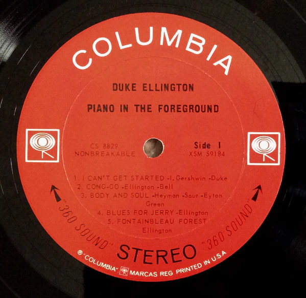 Duke Ellington - Piano In The Foreground (LP, Album, Bla) (Very Good (VG)) - Image 3