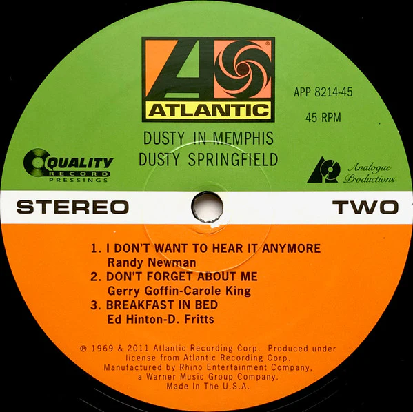 Dusty Springfield - Dusty In Memphis (2xLP, Album, Ltd, RE, RM, 200) (Mint (M)) NEW & SEALED - Image 4