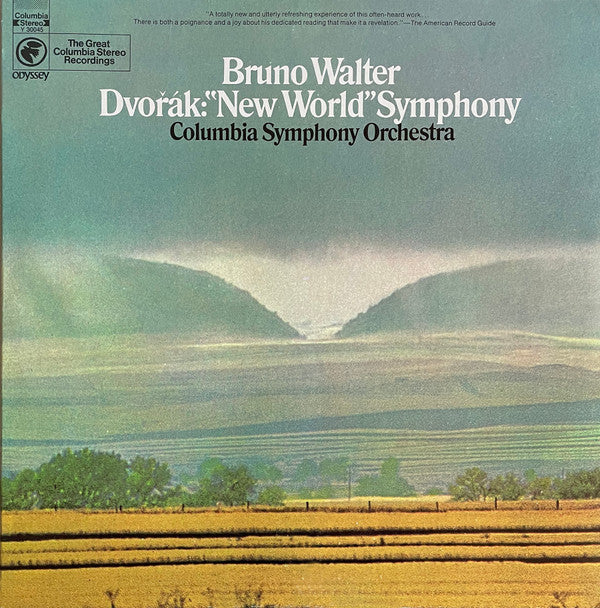 Antonín Dvořák - Bruno Walter, Columbia Symphony Orchestra - "New World" Symphony (LP, Album, RE) (Near Mint (NM or M-))