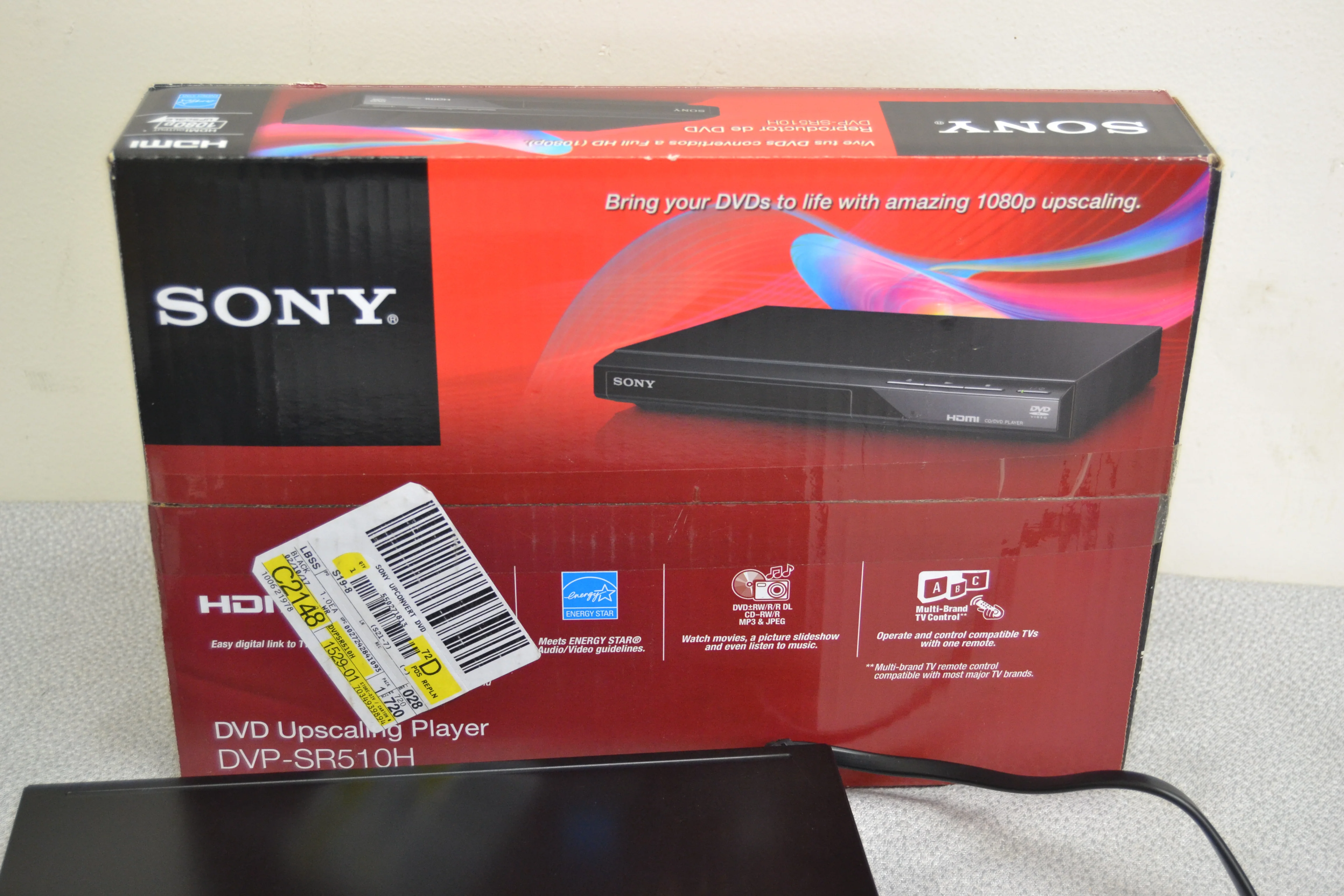 DVP-SR510H DVD Player * Box * Manual * Remote * HDMI Cable - Image 5