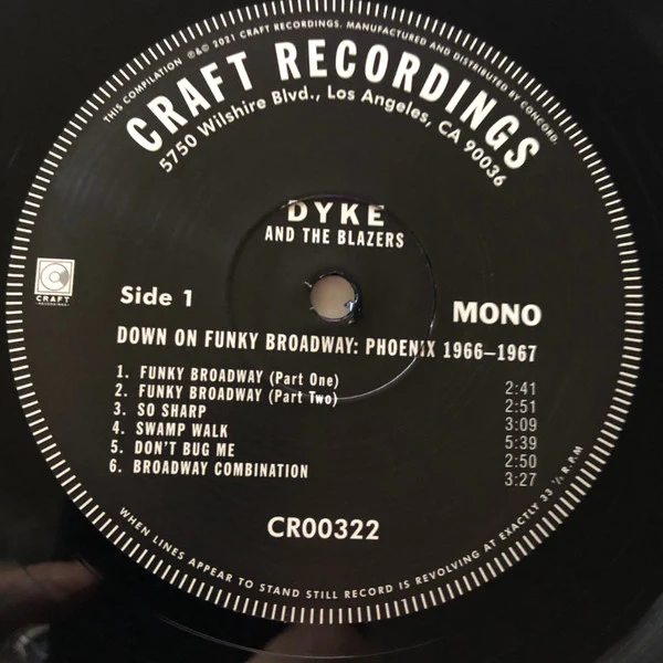 Dyke & The Blazers - Down On Funky Broadway: Phoenix 1966-1967 - NEW SEALED - Image 3