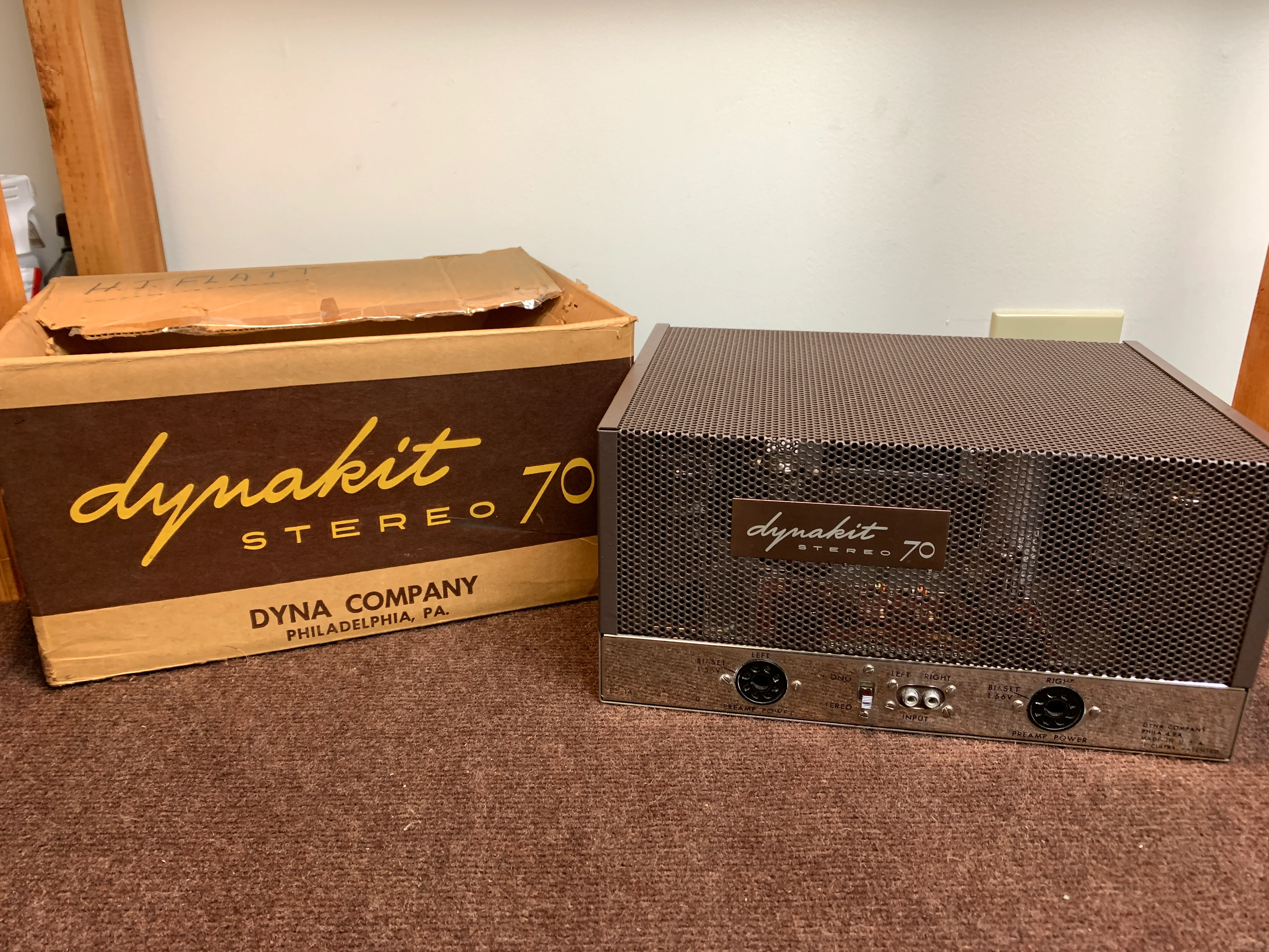 Dynaco Set - PAT3 Tube Preamplifier & Stereo 70 Tube Amplifier * Original Box - Image 12