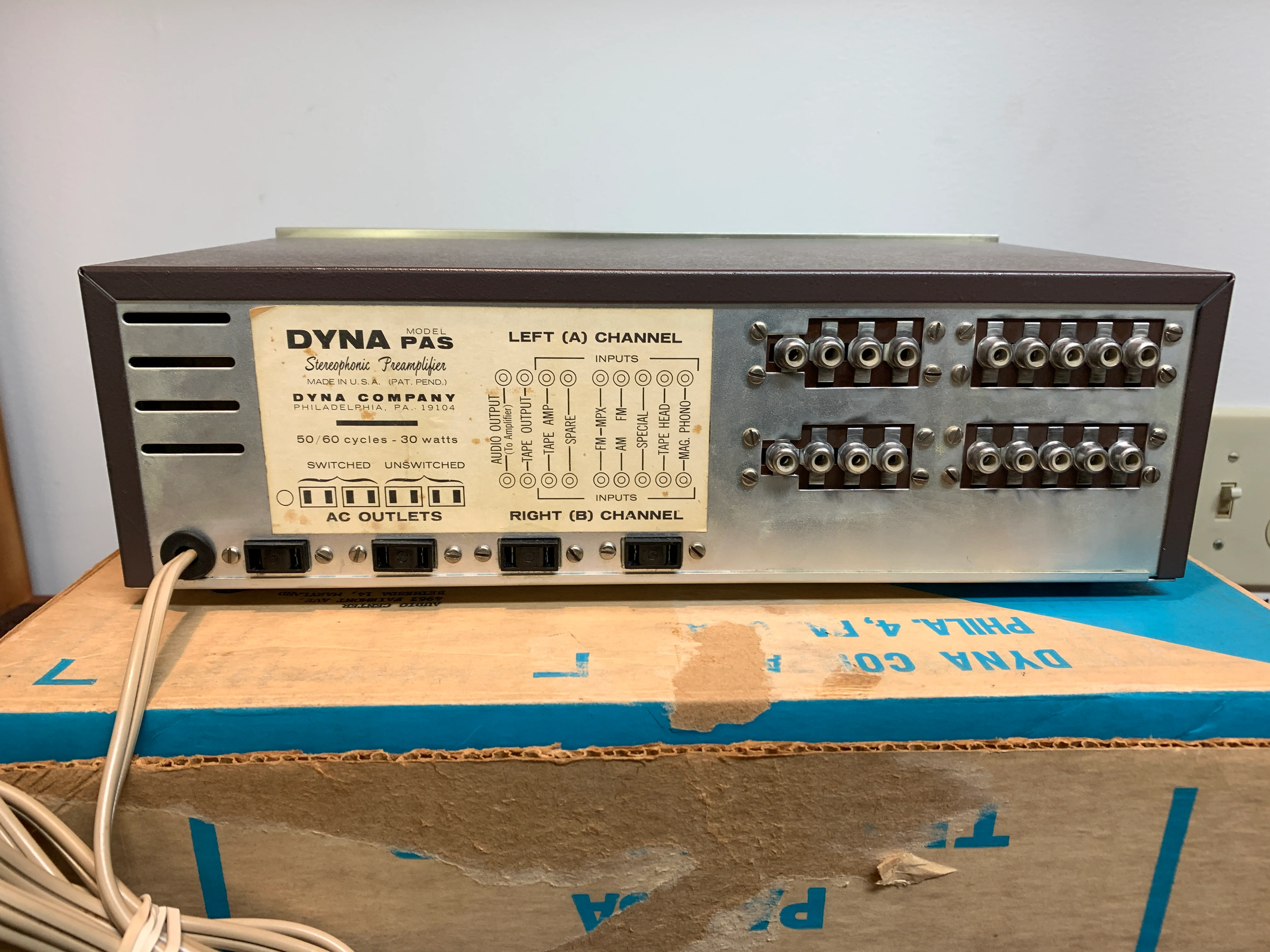 Dynaco Set - PAT3 Tube Preamplifier & Stereo 70 Tube Amplifier * Original Box - Image 8